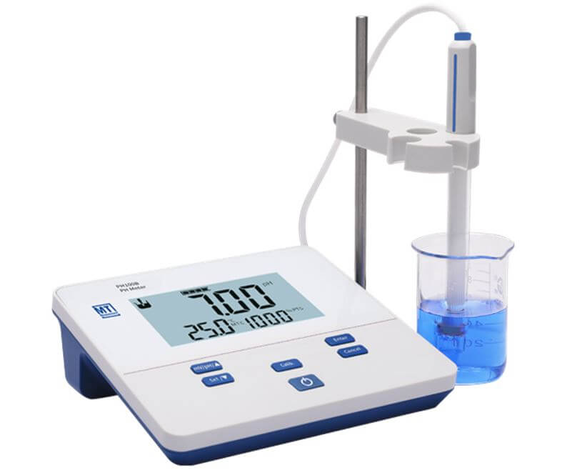 E-201F elektrodli stol usti pH o'lchagich PH100B, MT-02600321C00