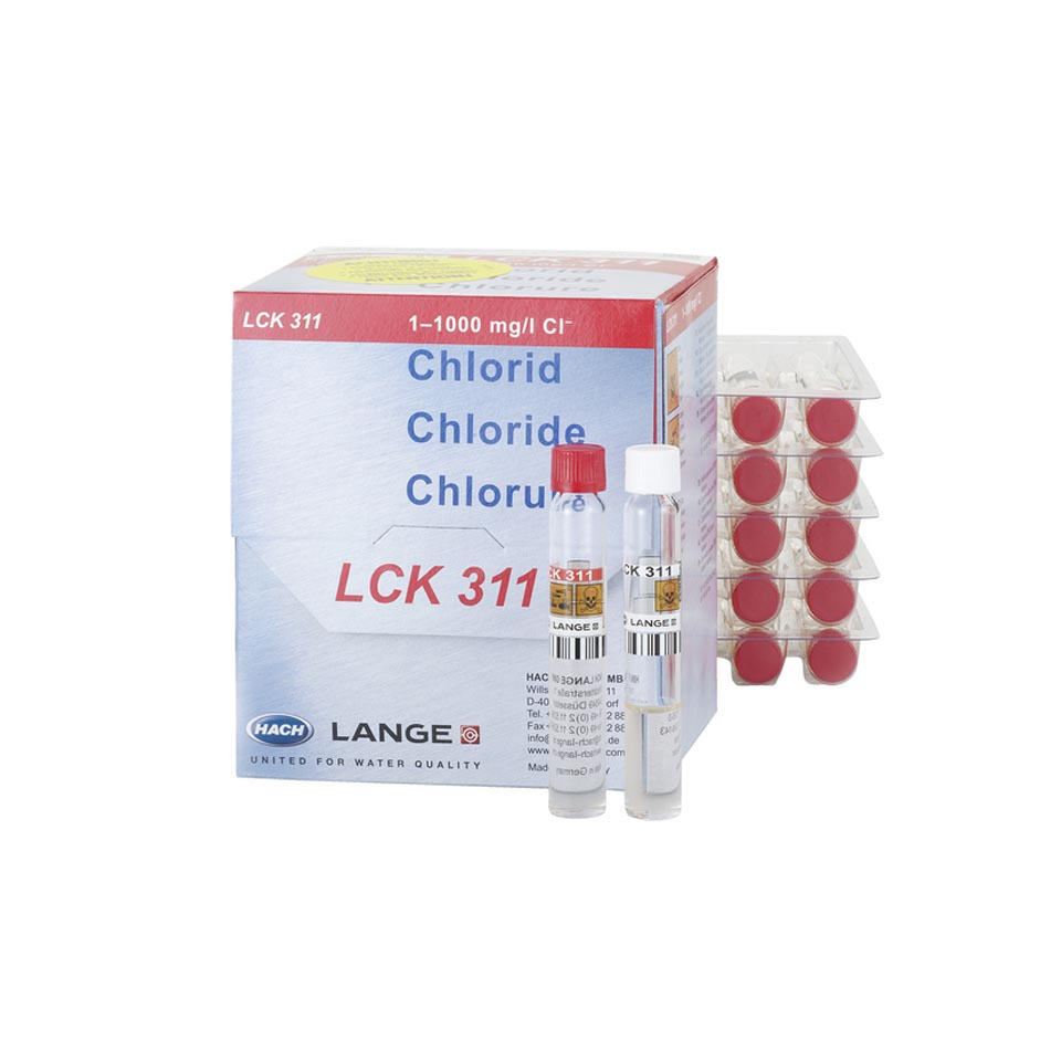 Набор реагентов HACH LCK311 (хлориды, 1-70 мг/л, 70-1000 мг/л, 24 теста)
