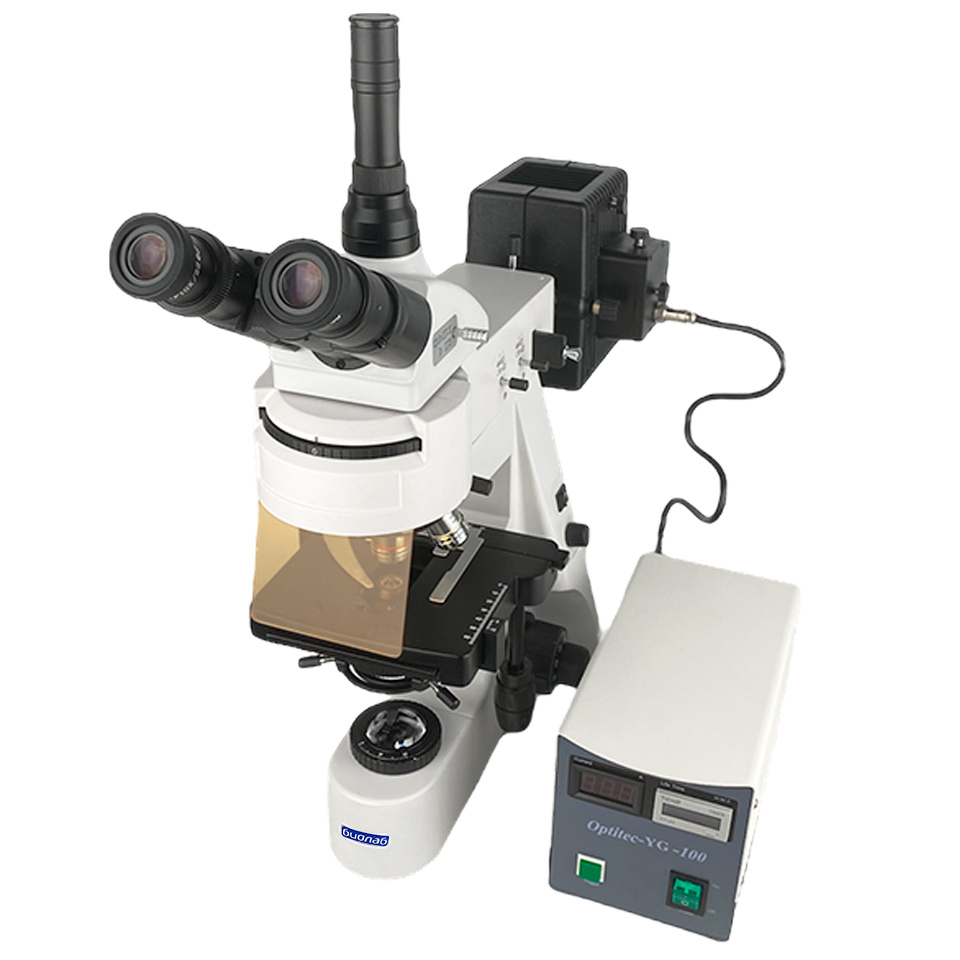 Floresan mikroskop Biolab 11 LUM (trinokulyar, planaxromatik)