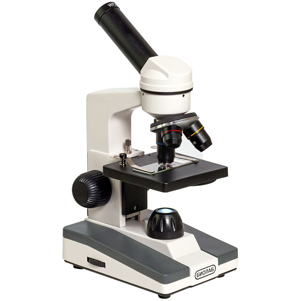Biolab S-15 biologik mikroskopi (o'quv, akromatik monokulyar)