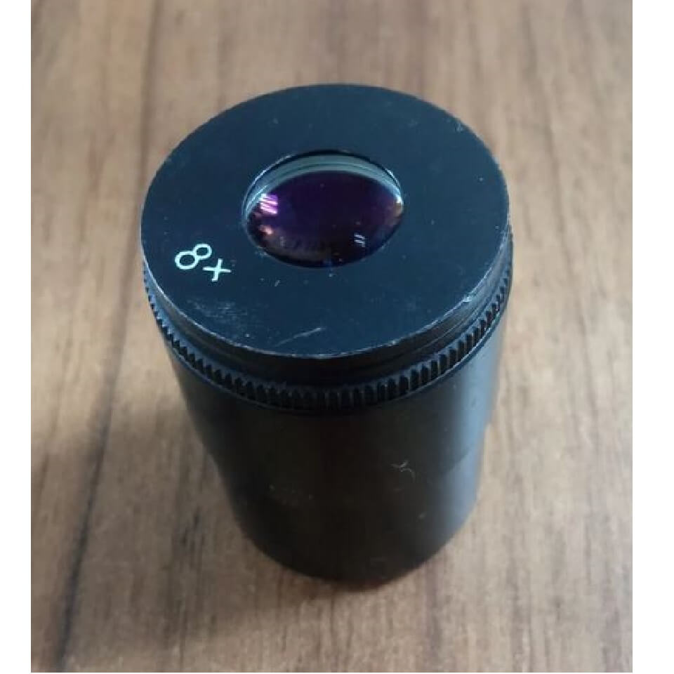 MBS-10 mikroskop uchun masshtabli ko'zoynak 8x
