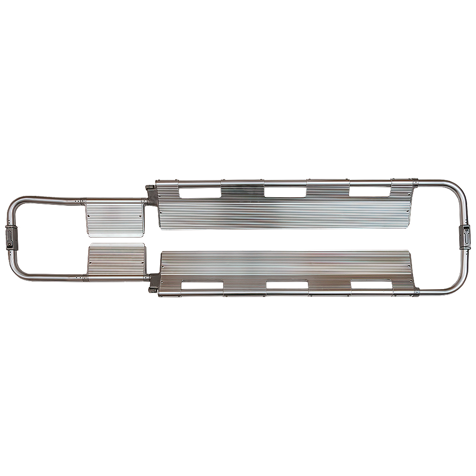 Medical bucket stretcher DDJ-3B (metal, with belts)