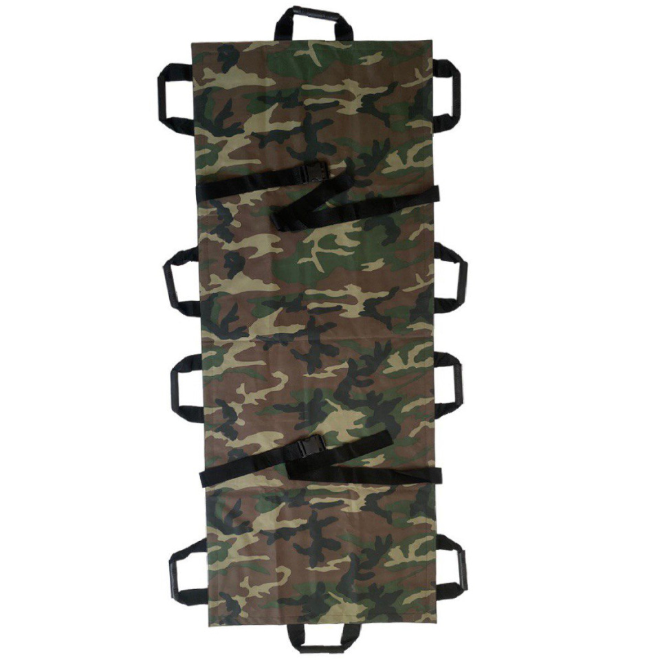 Soft frameless stretcher with straps DDJ-8A camouflage