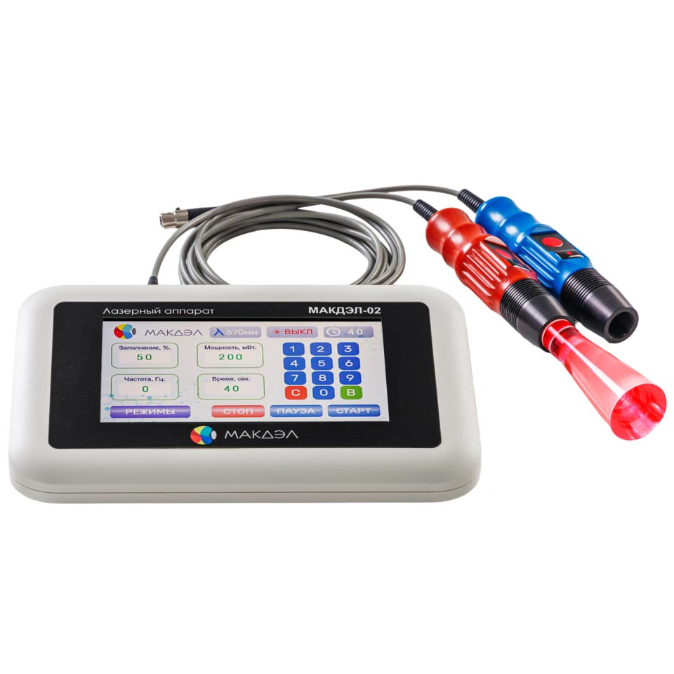 MAKDEL-02 lazerli ko'p funksiyali fizioterapevtik qurilma