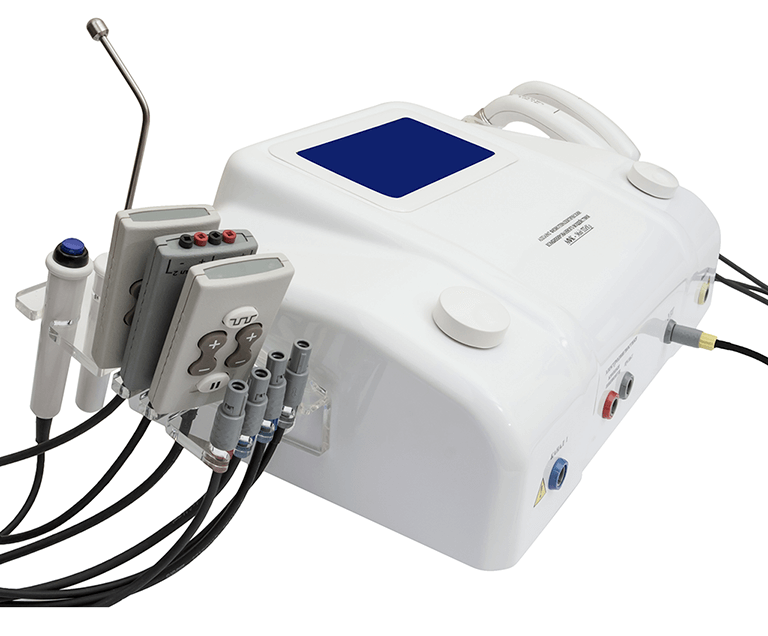 Physiotherapeutic device for combined effects Med TeCo AFK