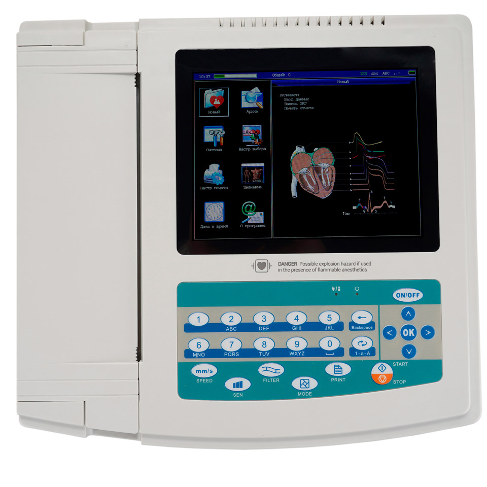 Elektrokardiograf Contec ECG1200G (12 kanalli)