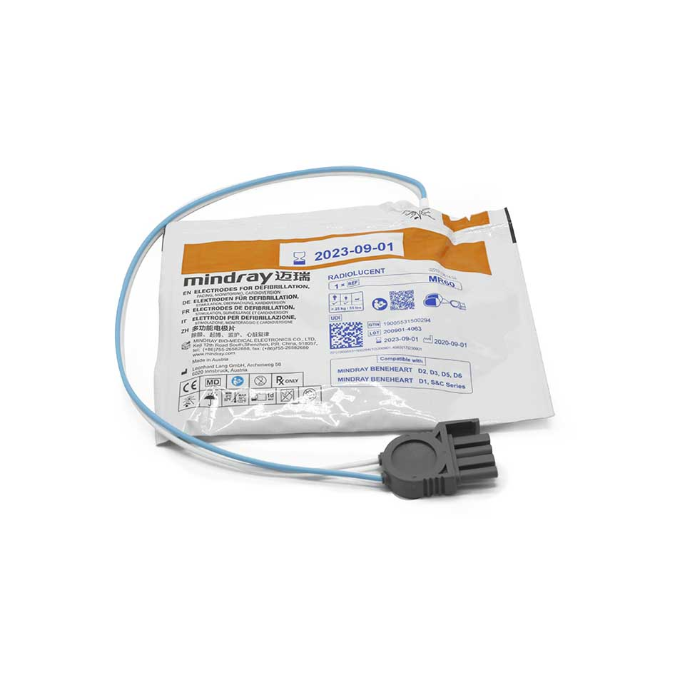 Mindray MR61 defibrilatsiya elektrodi (pediatrik, BeneHeart D1, D3, D6 va C seriyalari uchun)