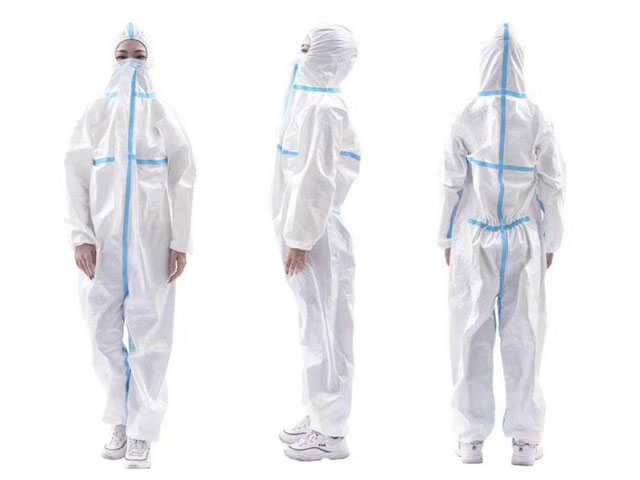 Protective antiviral overalls SPFH001 with hood