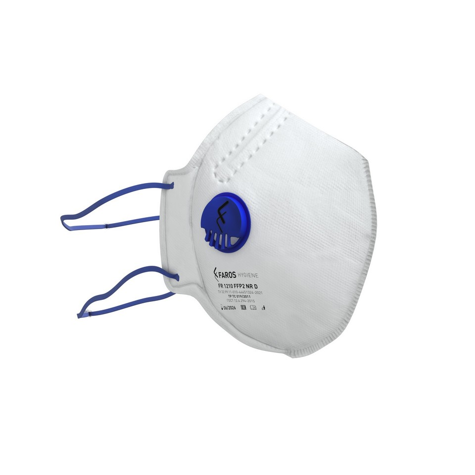 Респиратор медицинский FR 1210 М FFP2 NR D (класс защиты FFP2, клапан выдоха)