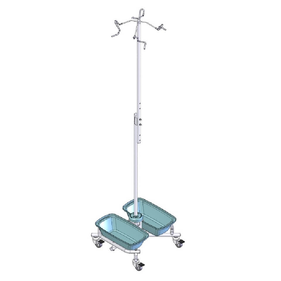 Mobile tripod ShTE-01-KRONT for endoscopes