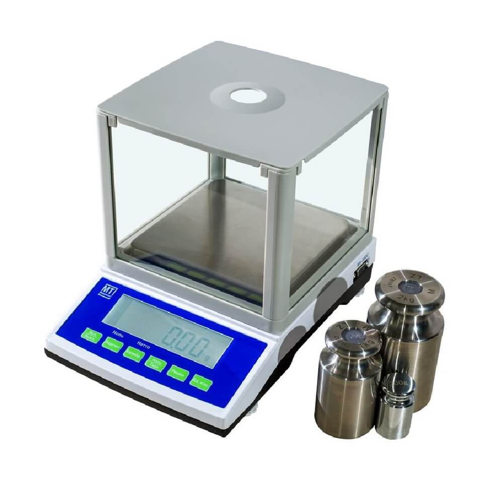 Весы портативные MT-H2002E (2000 г, 0,01 г, внешняя калибровка) MT-03220604 с поверкой