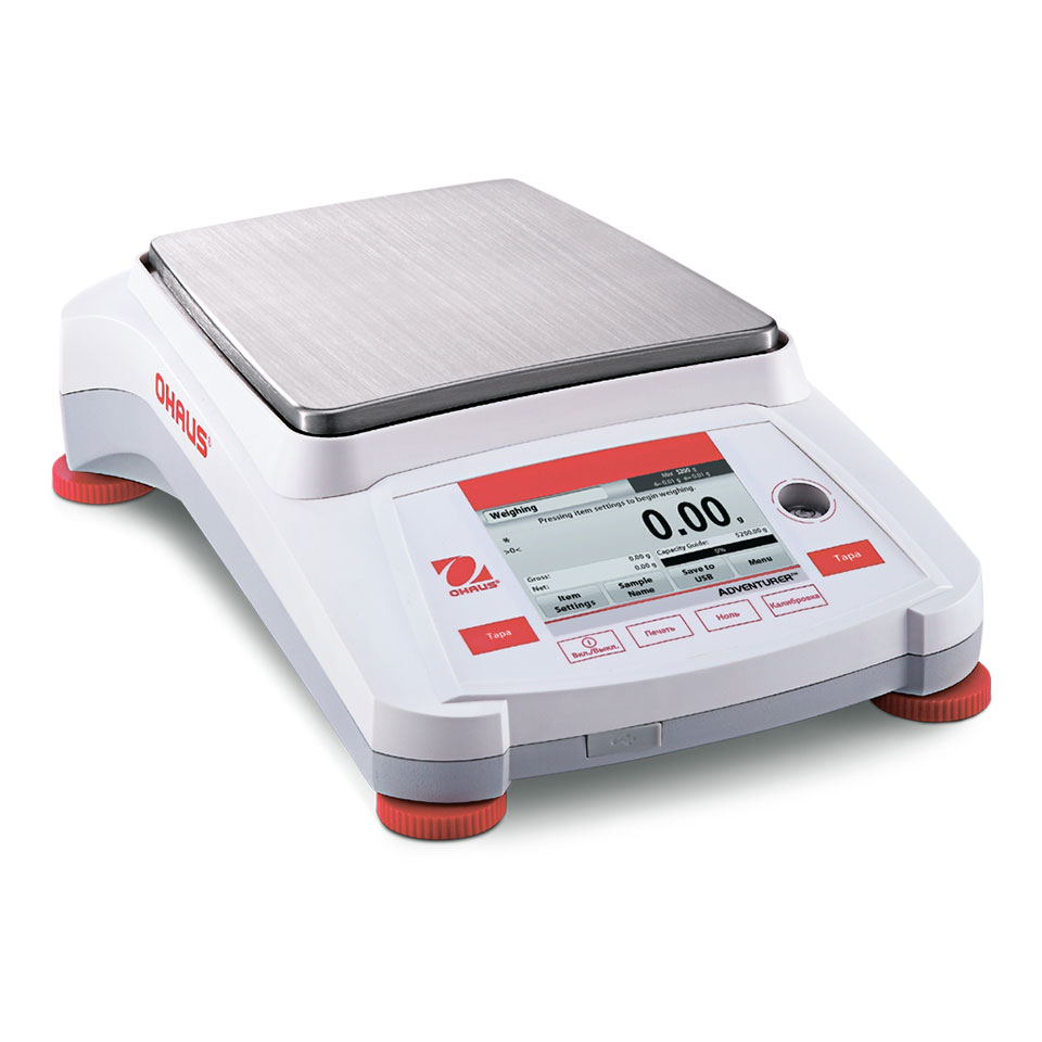 Весы прецизионные OHAUS Adventurer AX8201E (8200 г, 0,1 г, внешняя калибровка)