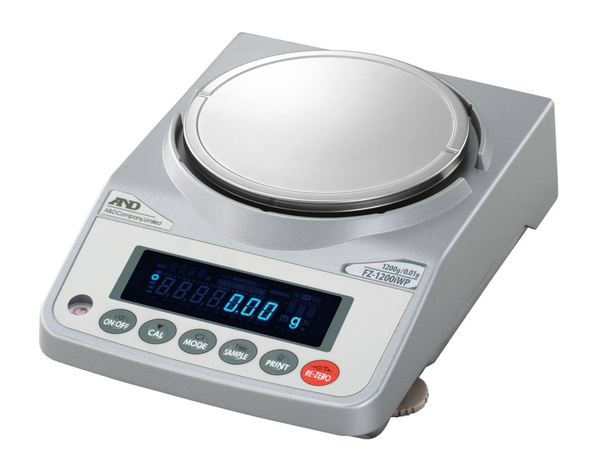 Весы лабораторные AND DX-1200WP (1220 г, 0,01 г, внутренняя калибровка)
