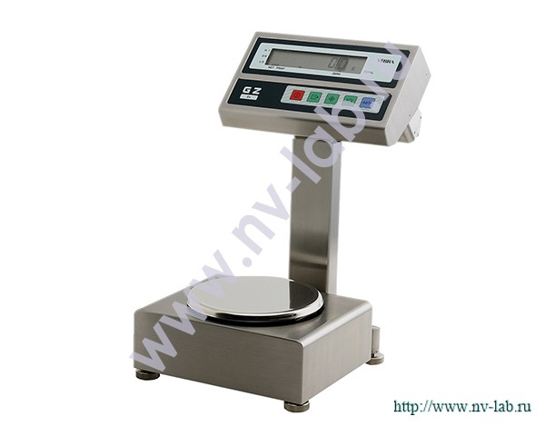Весы платформенные взрывобезопасные VIBRA GZII-B2000 CEX (2000 г, 0,01 г, внешняя калибровка)