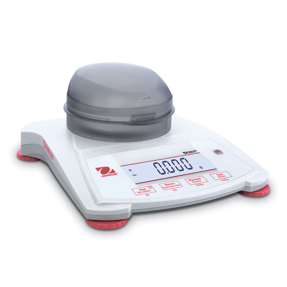 Весы портативные OHAUS Scout SPX223 (220 г, 0,001 г, внешняя калибровка)