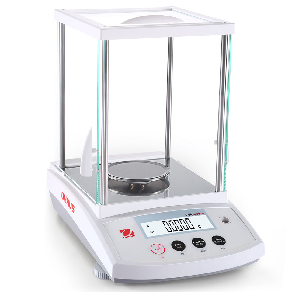 Весы аналитические OHAUS PR124 (120 г, 0,1 мг, внутренняя калибровка)