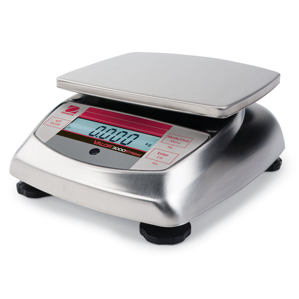 Весы порционные OHAUS Valor 3000 Xtreme V31XW3 (3 кг, 0,5 г, внешняя калибровка)