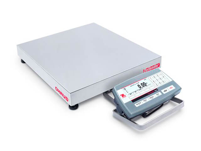 Весы платформенные влагозащищённые OHAUS Defender 5000 D52XW60WTDL5 (30/60 кг, 2/5 г, внешняя калибровка)