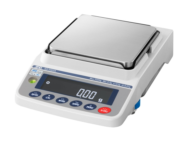 Весы лабораторные AND GX-3002A (3200 г, 0,01 г, внутренняя калибровка)