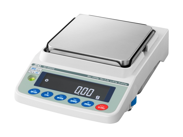 Весы лабораторные AND GF-3002A (3200 г, 0,01 г, внешняя калибровка)