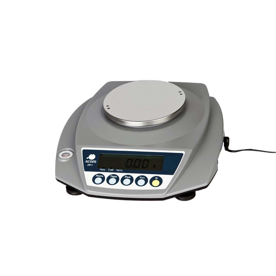 Весы лабораторные Acom JW-1-200 (200 г, 0,01 г, внешняя калибровка)
