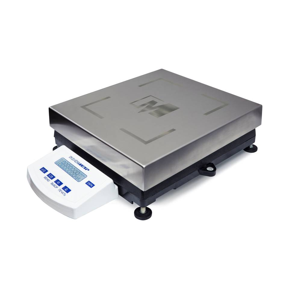 Platform laboratory scales Gosmetr VPS-15 (15 kg, 2 g, external calibration)