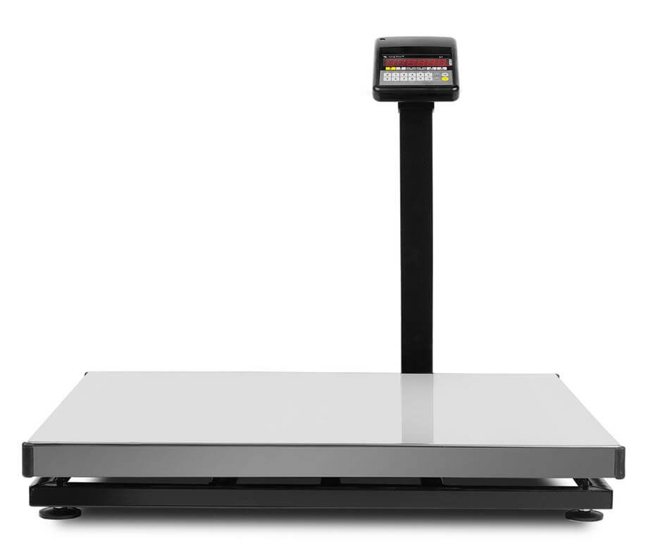 Floor scales MERA PVm-3/300-P with terminal VT-1 (IP65) (60/150/300 kg, 20/50/100 g)