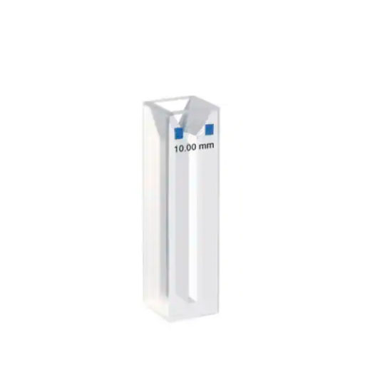 Microcuvette 10 mm optical glass 315-1100 nm, optical path length 10 mm, volume 0.7 ml