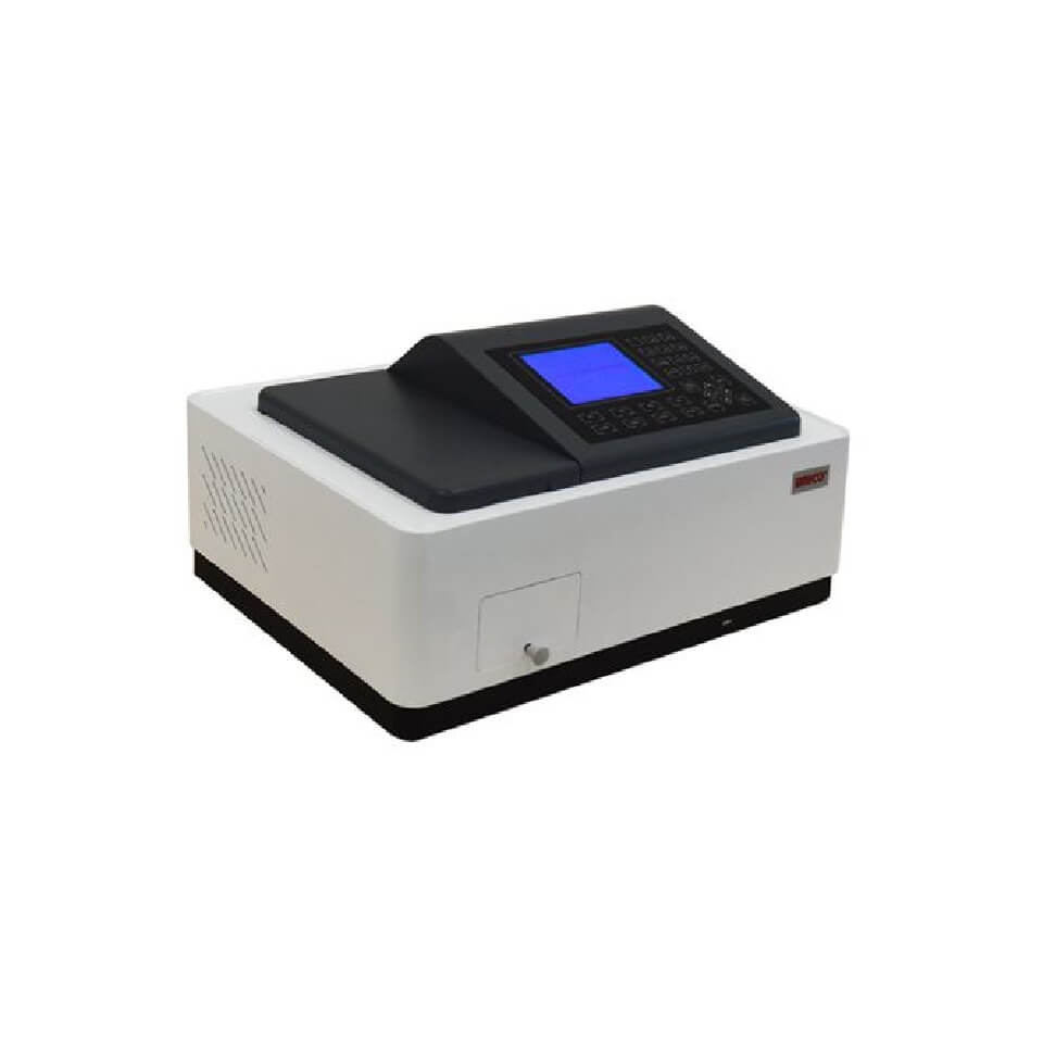Spektrofotometr UNICO 2802S (190...1150 nm, bir nurli, klaviatura va matritsali LCD displey)
