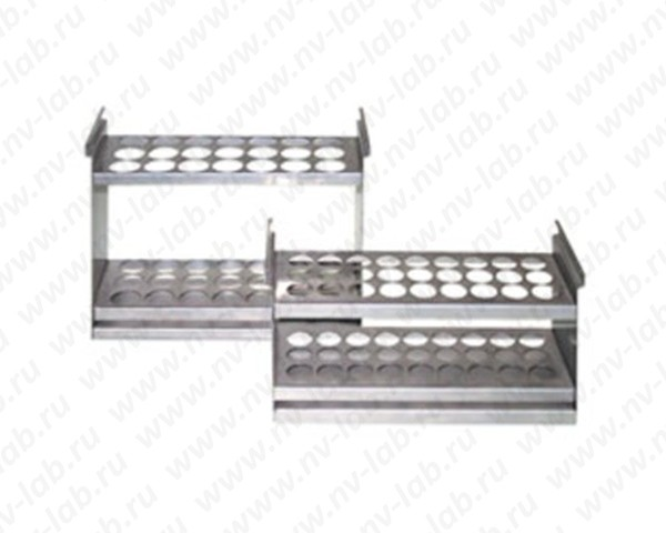 Rack LOIP LA-203 probirkalar uchun diametri 16 mm (33 dona), cho'milish chuqurligi 20 mm MARKOUT