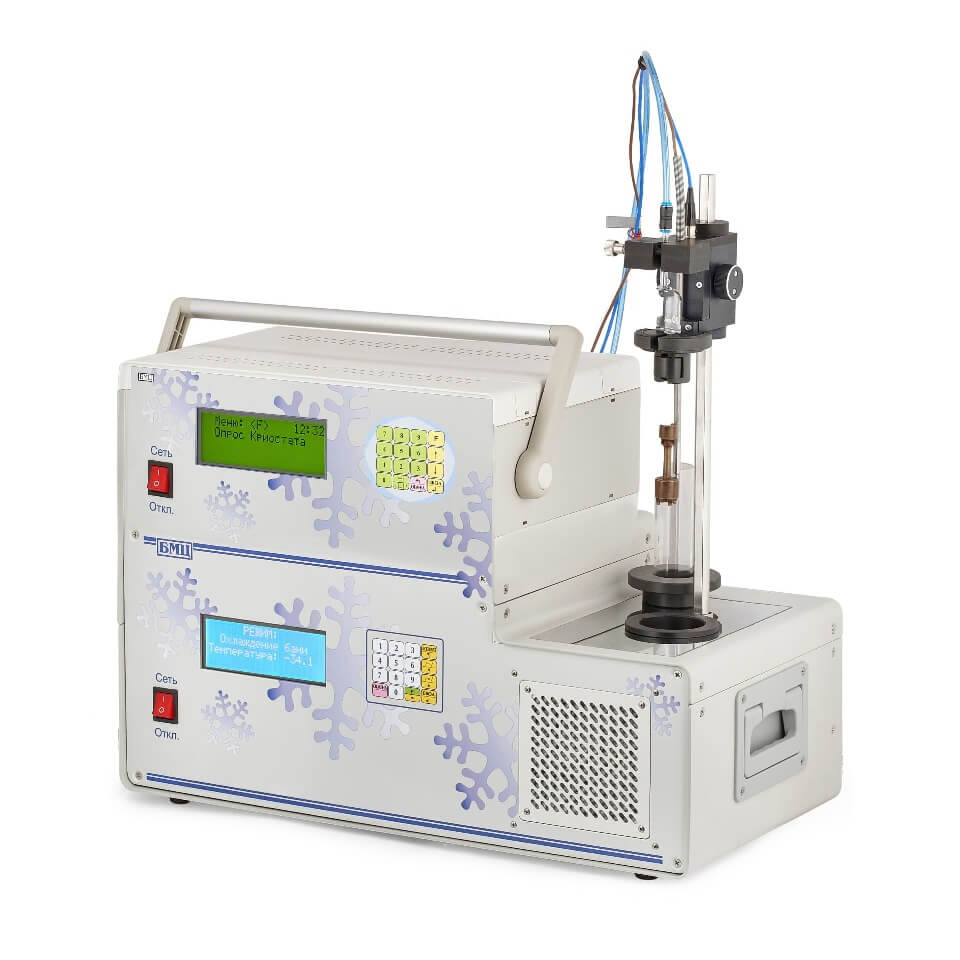 Automatic “ITF” meter for the maximum filterability temperature on a cold diesel fuel filter