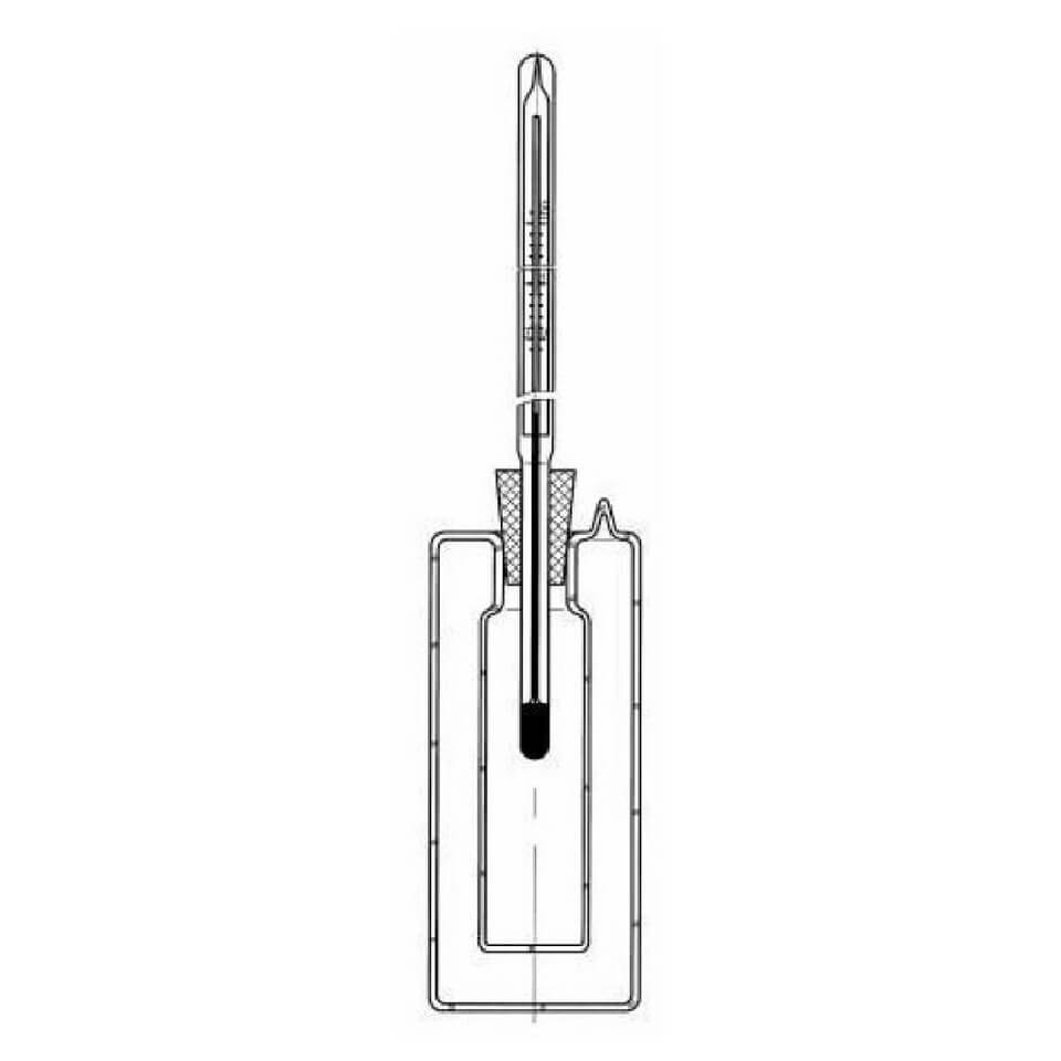 Zhukov device with thermometer TN-5 for determining the melting point of paraffins