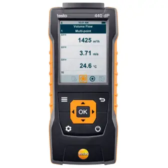 Многофункциональный прибор для оценки качества воздуха Testo 440 dP