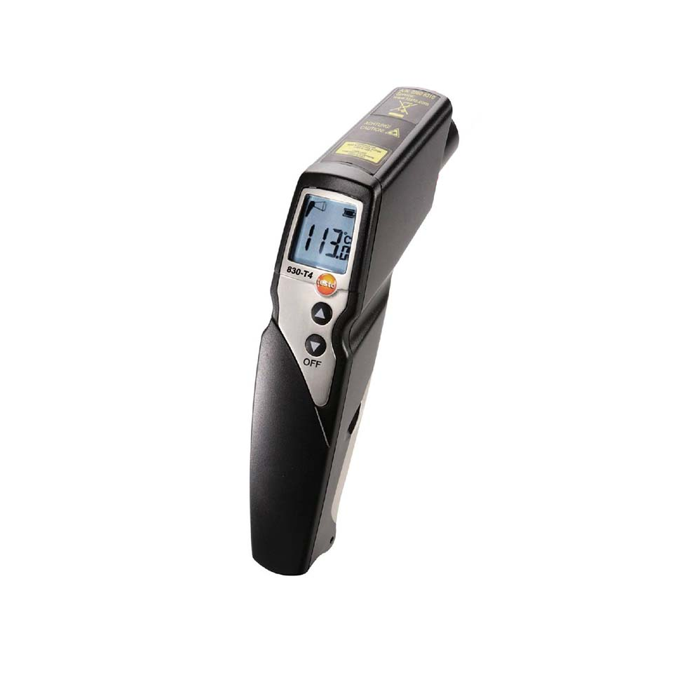 Infrared thermometer Testo 830-T4 (with 2-point laser designator)