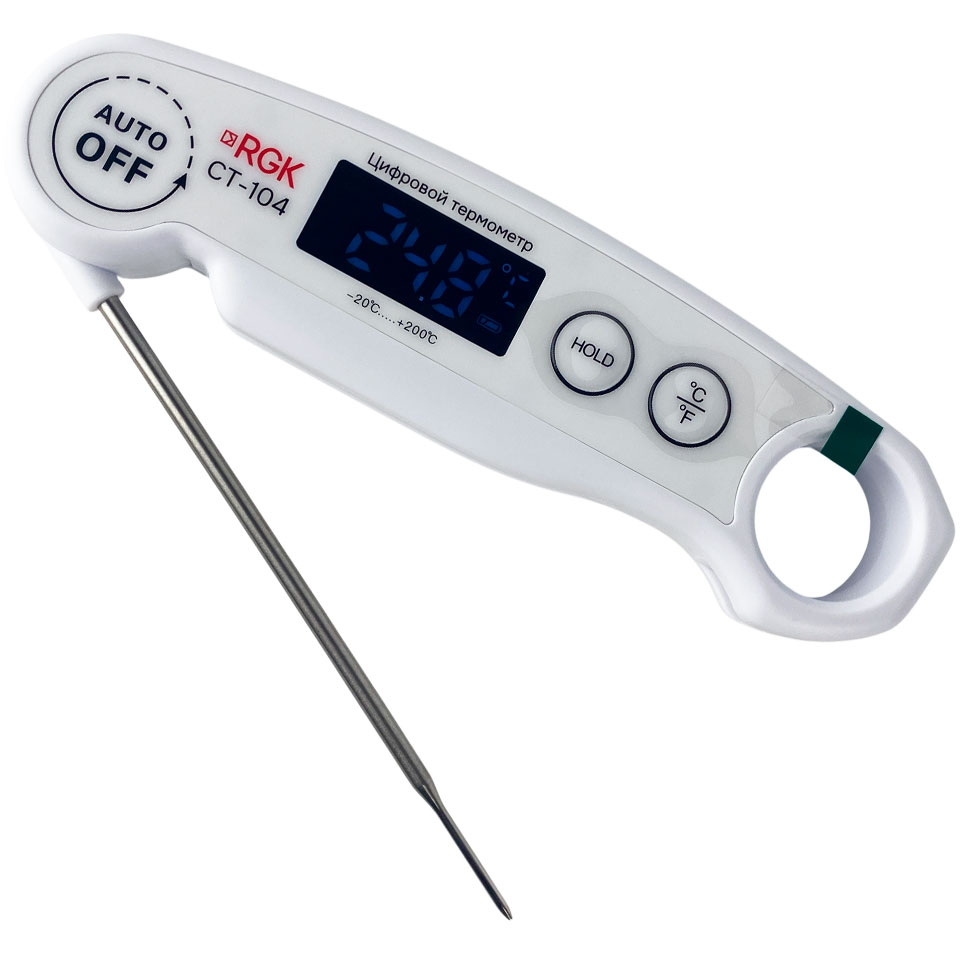 Contact thermometer RGK CT-104 (-20…+200 °C, with verification), art. 722972