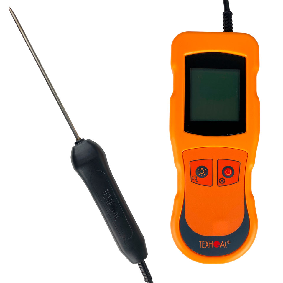 Contact thermometer Techno-Ac TK-5.01MS with submersible non-replaceable probe (-40…+200 °C, accuracy 0.1 °C, without verification)