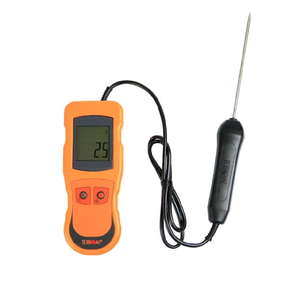 Contact thermometer Techno-Ac TK-5.01C with submersible non-replaceable probe (-40…+200 °C, accuracy 1 °C, without verification)