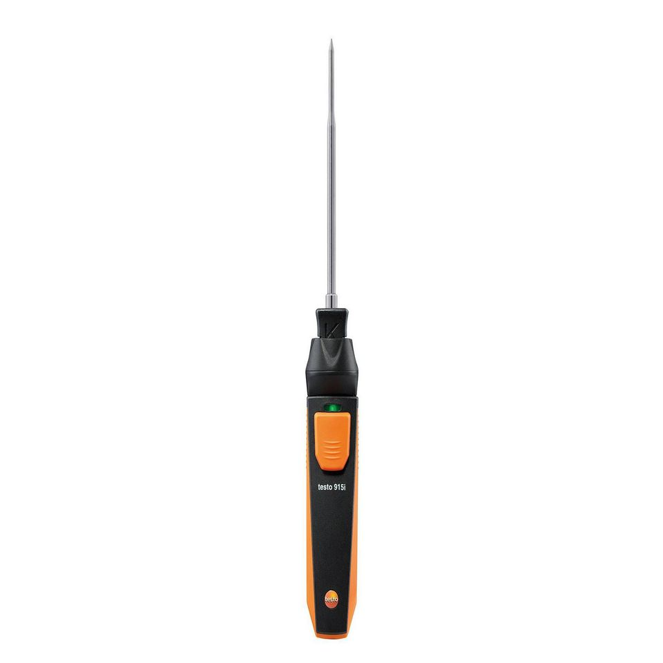 Smart Probe termometr Testo 915i, suvga cho'mish va penetratsion zondlar bilan