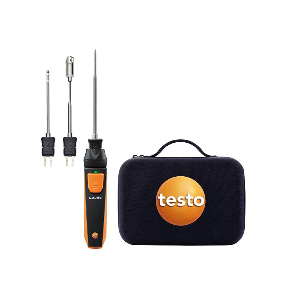 Smart Probe termometri Testo 915i almashtiriladigan zondlar bilan