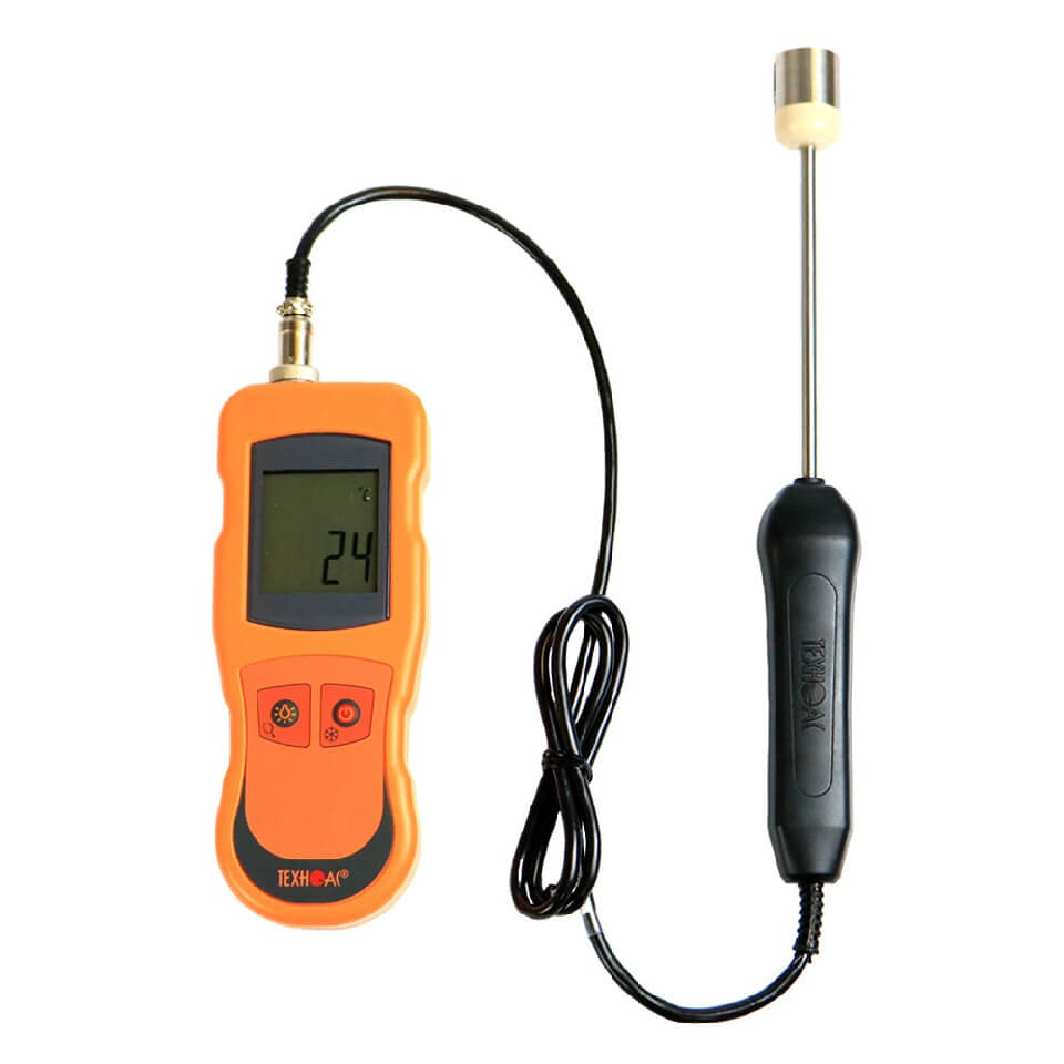 Contact thermometer Techno-Ac TK-5.04C without probes (-100…+1800 °C, accuracy 1 °C, without verification)