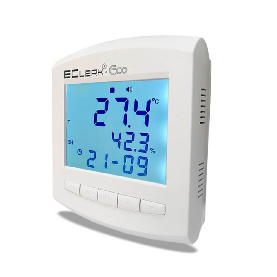 EClerk-Eco-M-RHT-11 harorat va namlik o'lchagichni tekshirish bilan