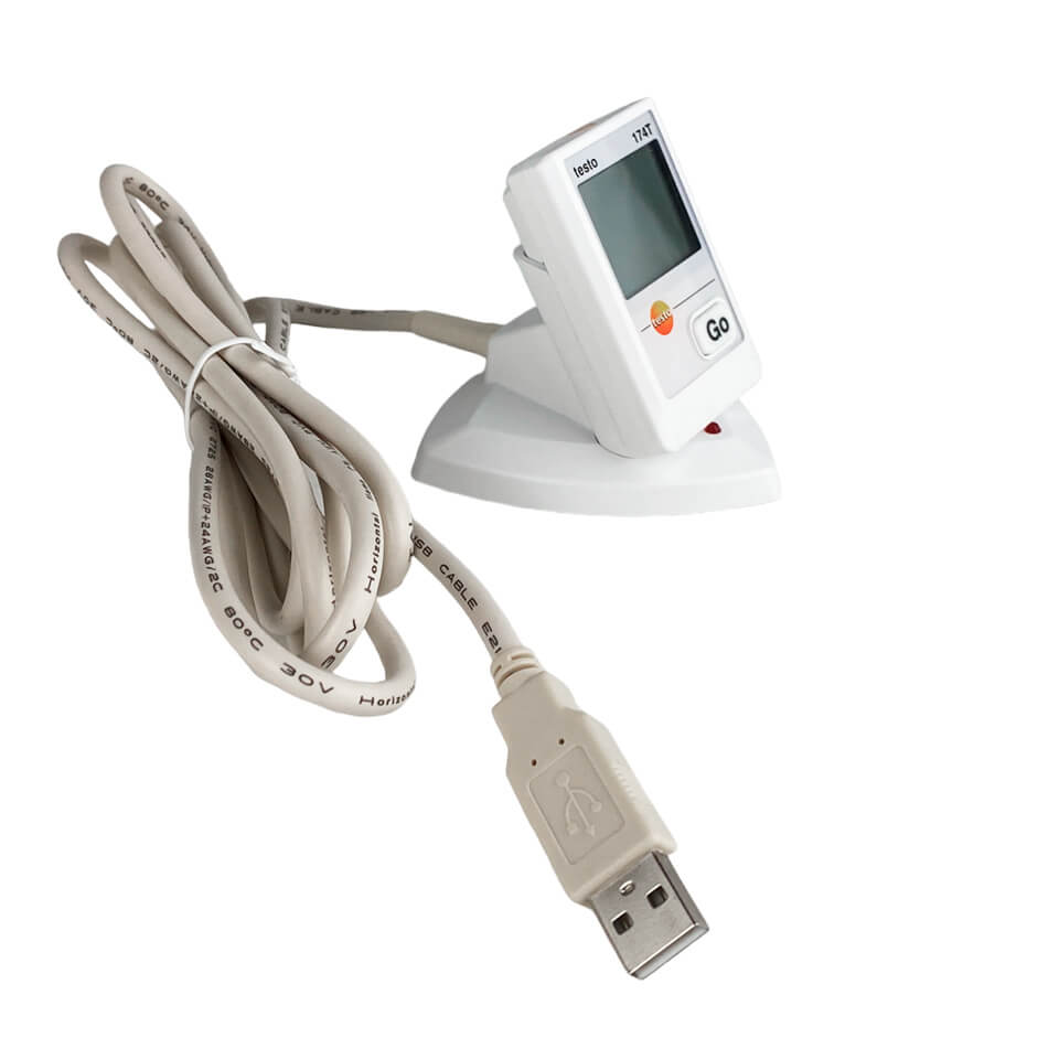 Mini haroratni qayd qiluvchi Testo 174 T (USB interfeysi)