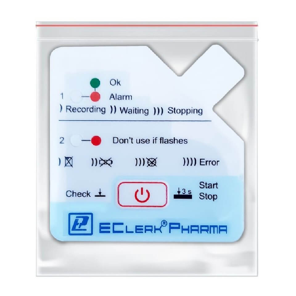 Tekshirish bilan EClerk-Pharma-USB avtonom harorat yozuvchisi