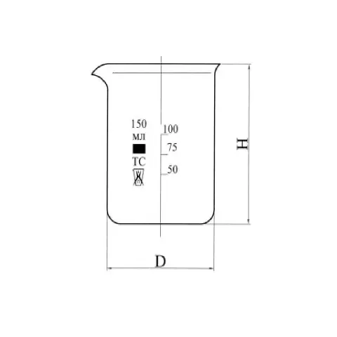 Stegler N-1 low laboratory beaker