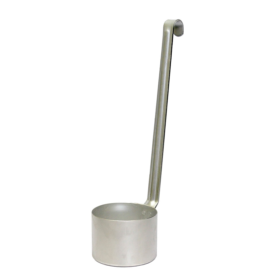 Mug for pouring milk 1 l, aluminum, with extended handle