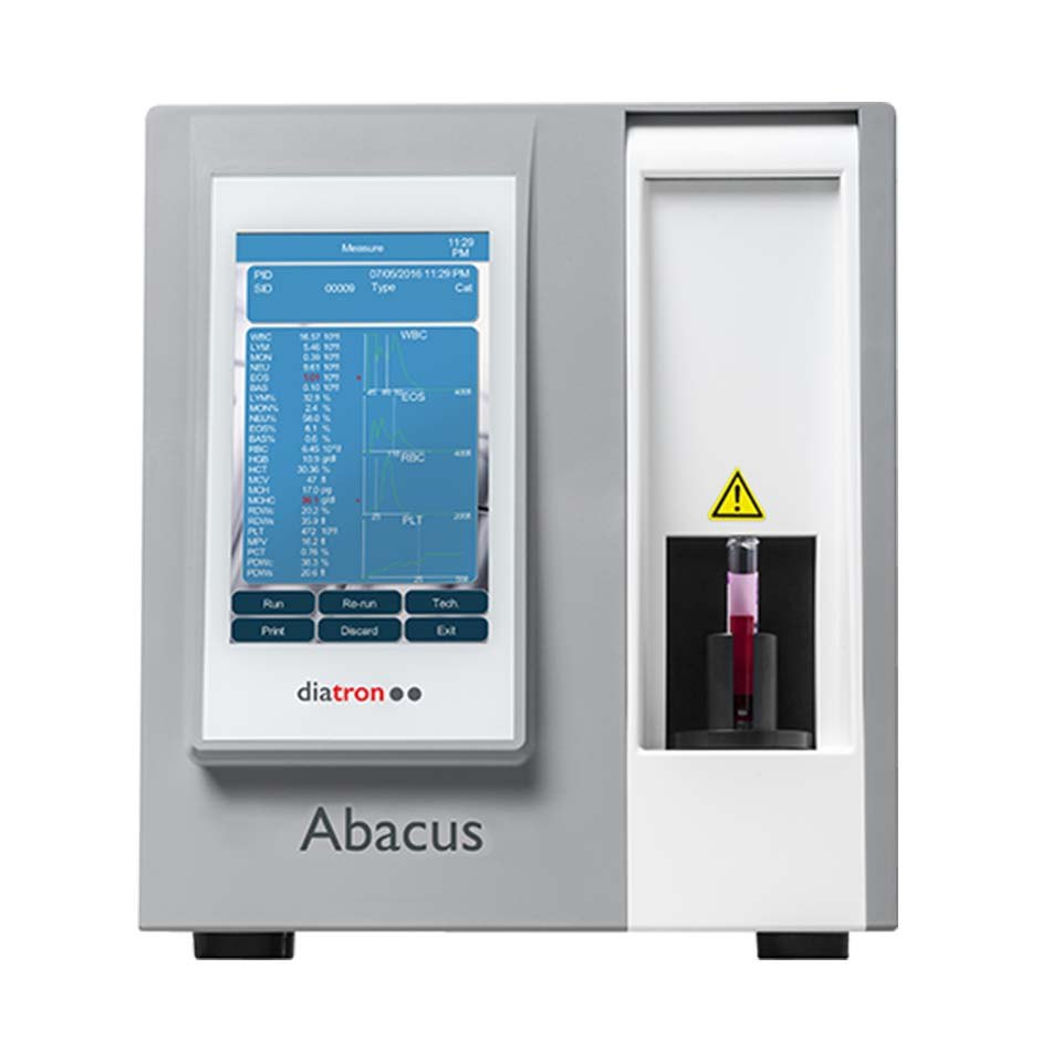 Hematology analyzer Diatron Abacus Vet5 (automatic, 25 tests/hour, 24 parameters)