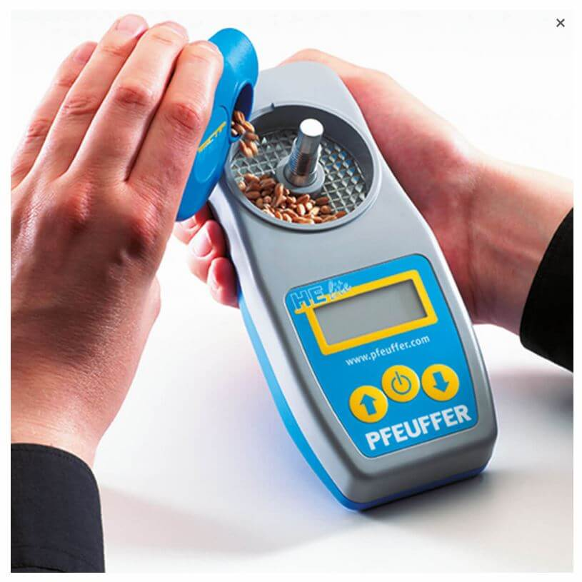 Moisture meter PFEUFFER HE-Lite with grain grinding (accuracy 0.1%)