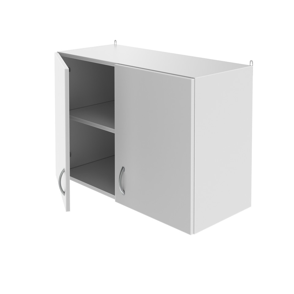 Wall cabinet with doors made of laminated chipboard NV-800 NSh (800×350×550)