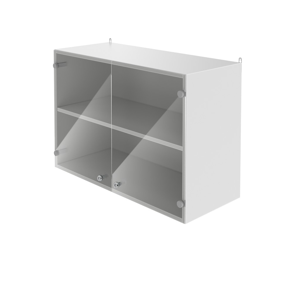 Wall cabinet with glass doors NV-800 NShs (800×350×550)