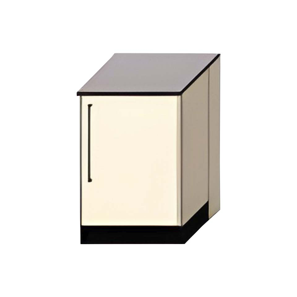 Stol usti ProSt-21 (604x900x900 mm, 1 eshik, javonlar)
